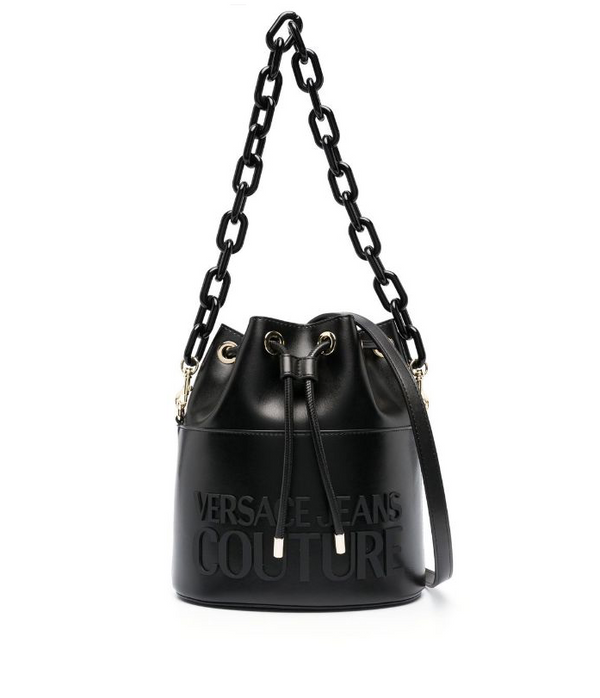 Versace Jeans Couture logo-plaque bucket bag