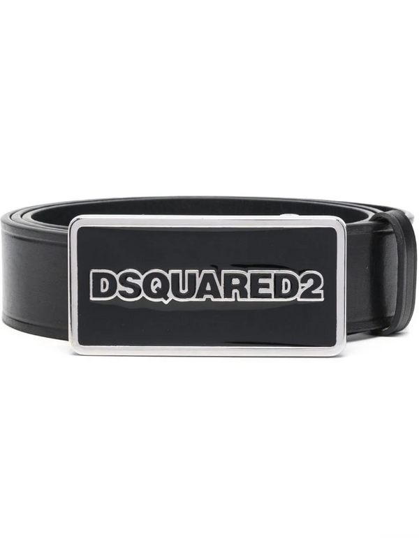 Dsquared2 logo plaque belt