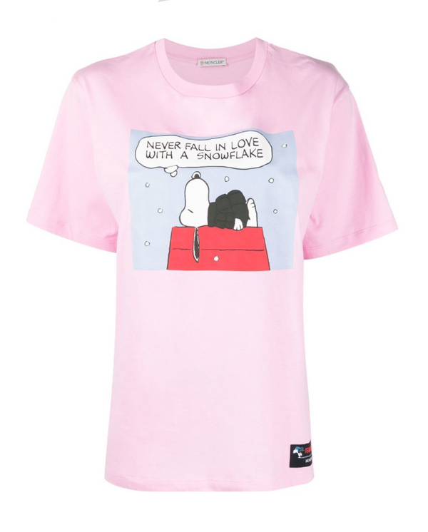 Moncler Peanuts Motif T-Shirt