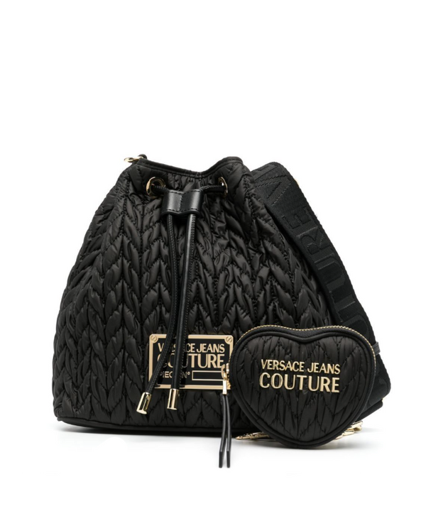 Versace Jeans Couture chevron-quilting bucket bag