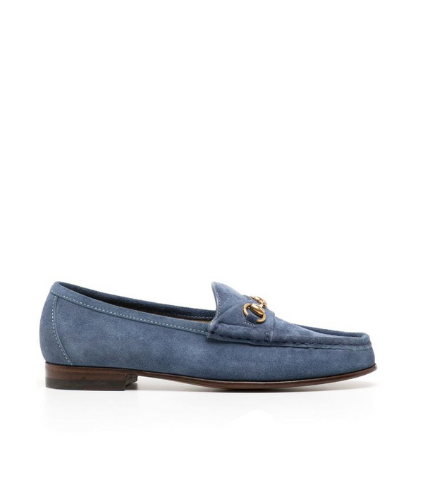 Gucci Light blue suede anniversary 1953 loafers