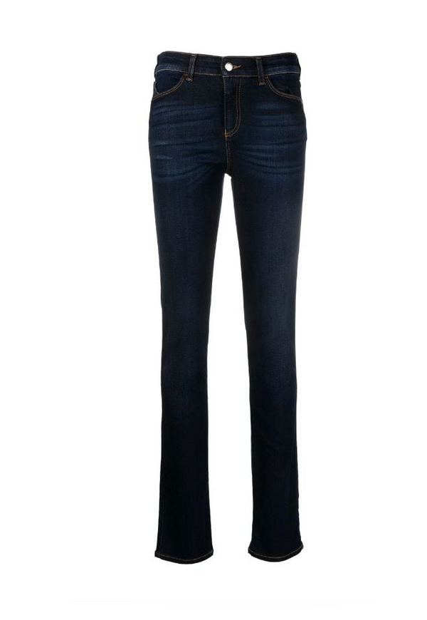 Emporio Armani J18 High waist skinny-leg, viscose-denim jeans