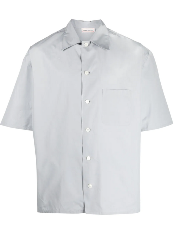 Alexander McQueen logo-print short-sleeved shirt