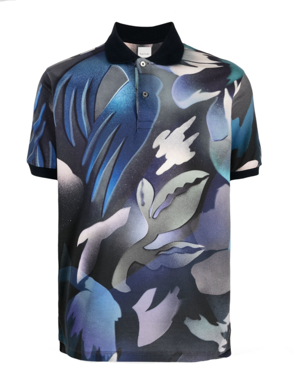 Paul Smith graphic-print polo shirt