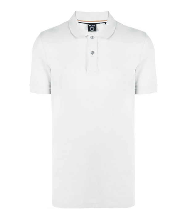 BOSS embroidered-logo cotton polo shirt