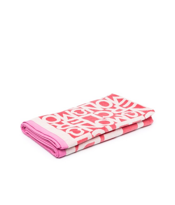 Moncler logo-print cotton towel