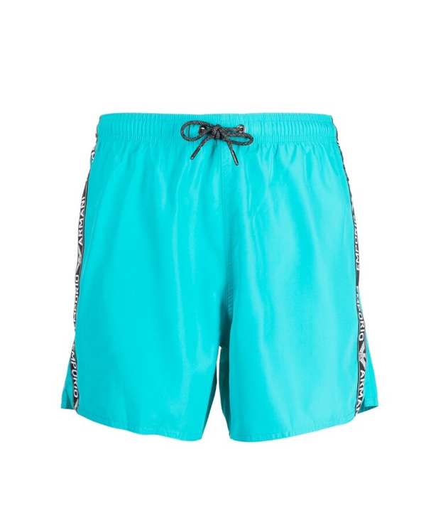 Emporio Armani swim shorts with drawstring and tape