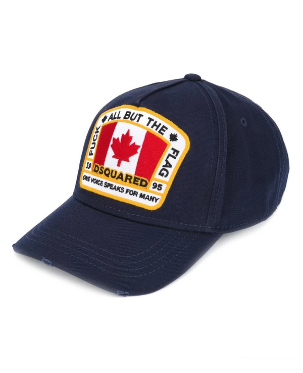 Dsquared2 canadian patch baseball blue cap
