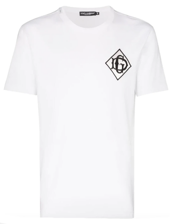 Dolce & Gabbana Logo patch cotton T-shirt