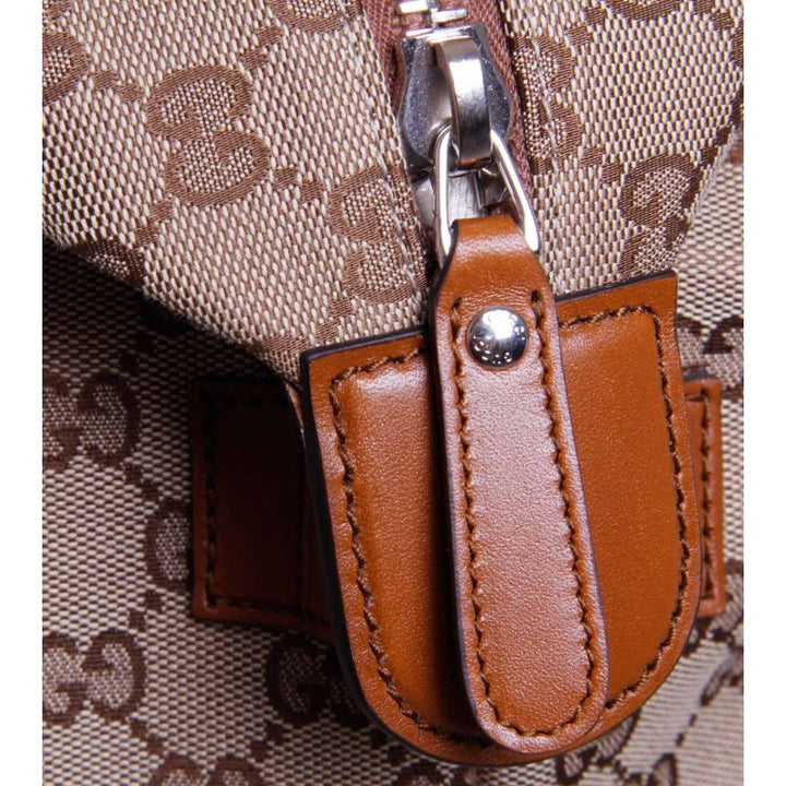 Beige & brown original GG canvas duffel bag - Profile Fashion