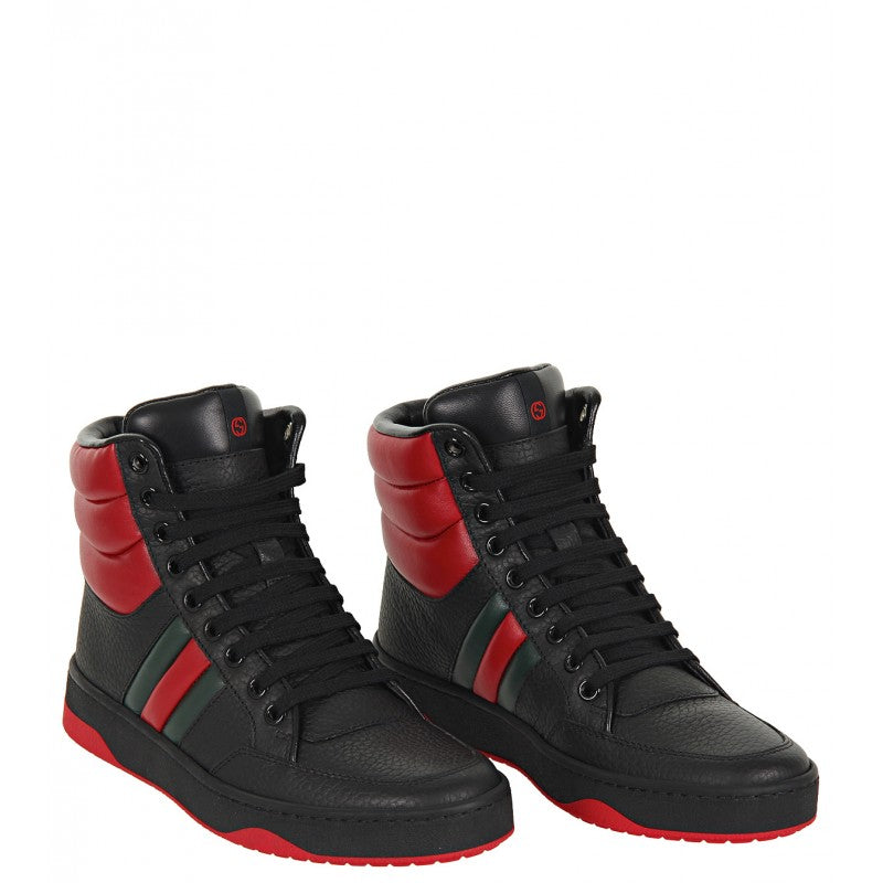 Gucci red 2025 high tops