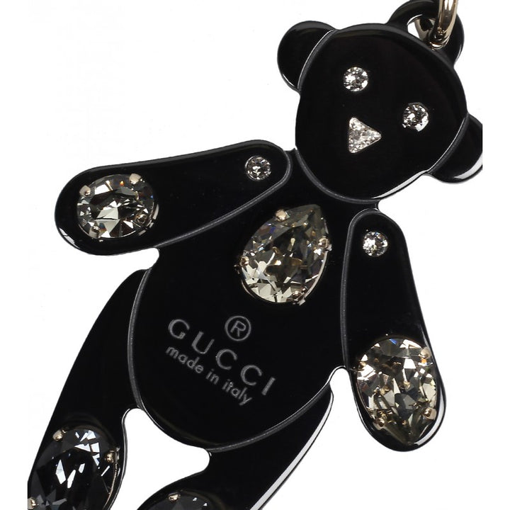 GUCCI TEDDY BEAR KEYCHAIN Genuine Gucci Logo Print CUTE