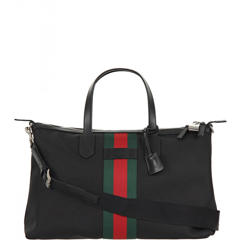 Gucci technical canvas hot sale duffle bag