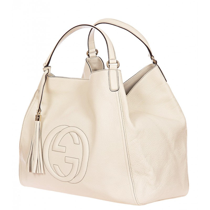 Gucci hot sale white tote